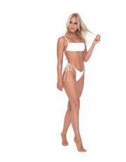 Capri Bikini Top in White